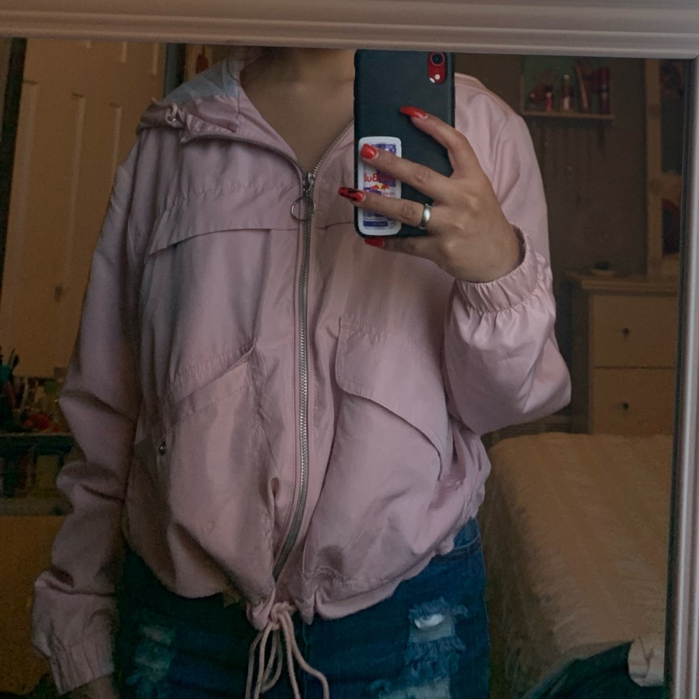 H&M pink windbreaker